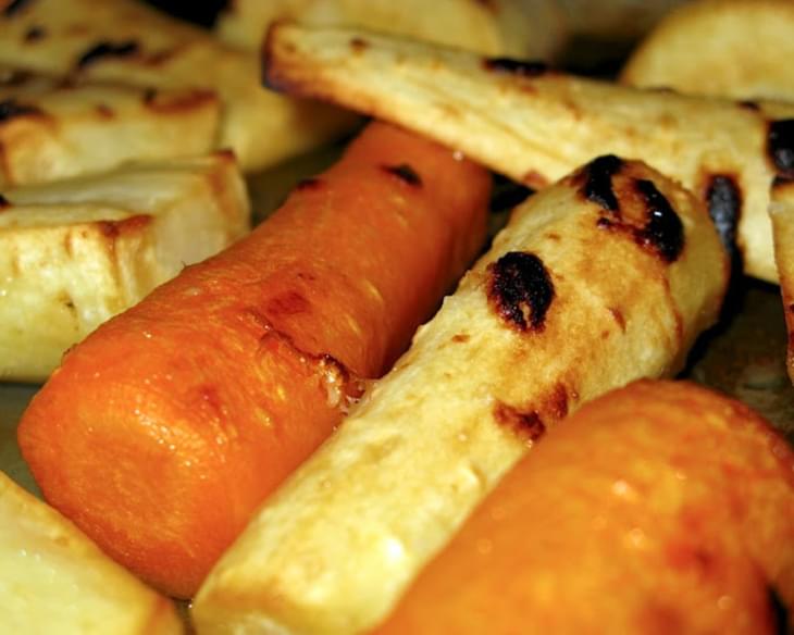Maple Roasted Carrots and Parsnips