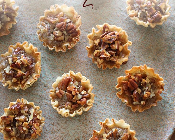 Mini Pecan Phyllo Tarts Recipe