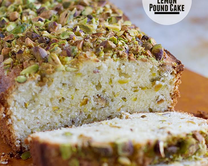 Pistachio Lemon Pound Cake