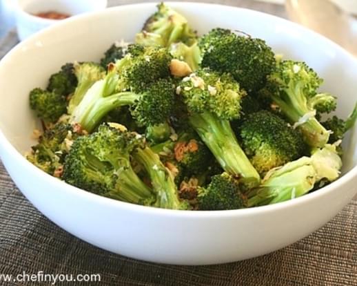 Roasted Broccoli with Garlic and Lemon