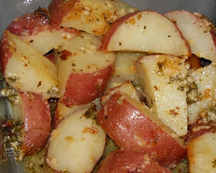 Super Easy Roasted Parsley Red Potatoes Recipe 