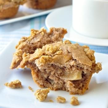 Apple Cinnamon Muffins with Oatmeal Crumble Streusel