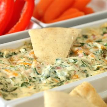 Four Cheese Spinach Dip Kelsey’s Style