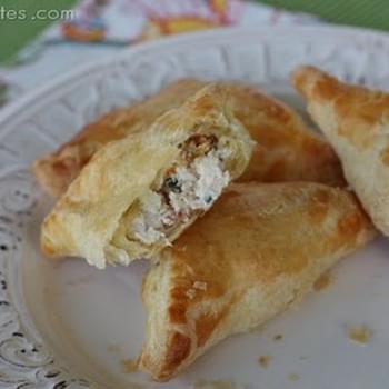 Creamy Chicken and Bacon Pastry Pockets