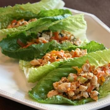 Thai Chicken Lettuce Wraps