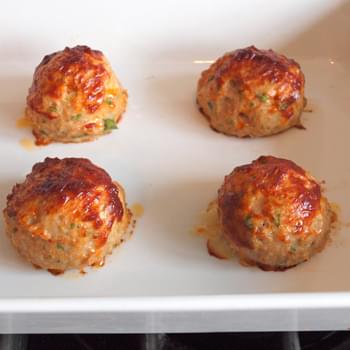 Chicken Meatballs with Tomato-Balsamic Glaze