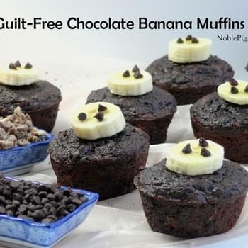 Guilt-Free Chocolate Banana Muffins