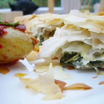 Spinach and Feta Triangles