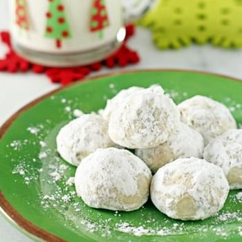 Snowball Cookies with Mini Chocolate Chips