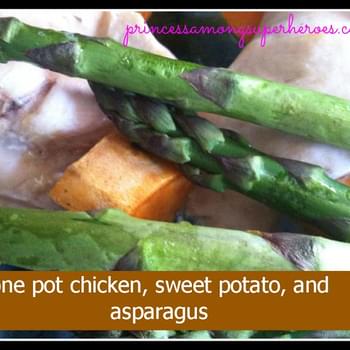 One Pot Chicken, Sweet Potato And Asparagus