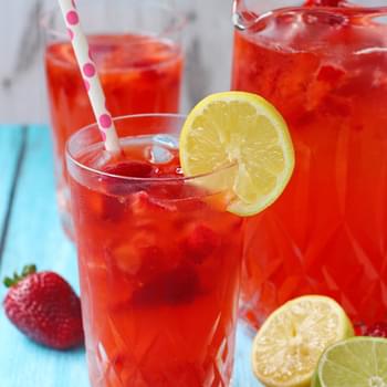 Strawberry Lemonade Recipe (with a Lime Twist)