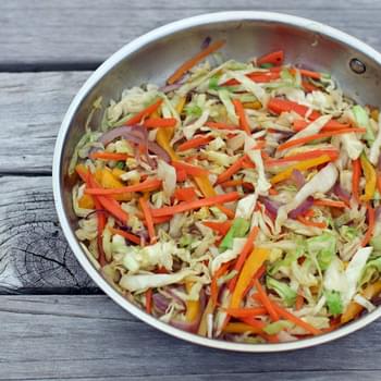 Stir Fried Cabbage and Carrots