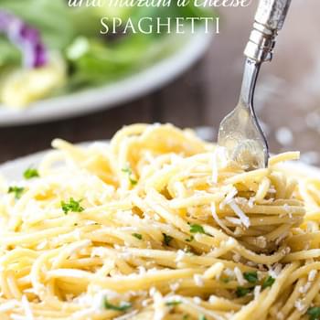 Browned Butter and Mazithra Cheese Spaghetti