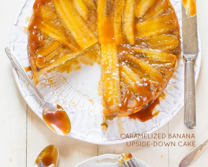 Caramelized Banana Upside-Down Cake