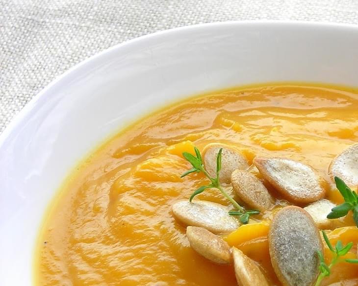 Cream of Butternut Squash and Ginger Soup