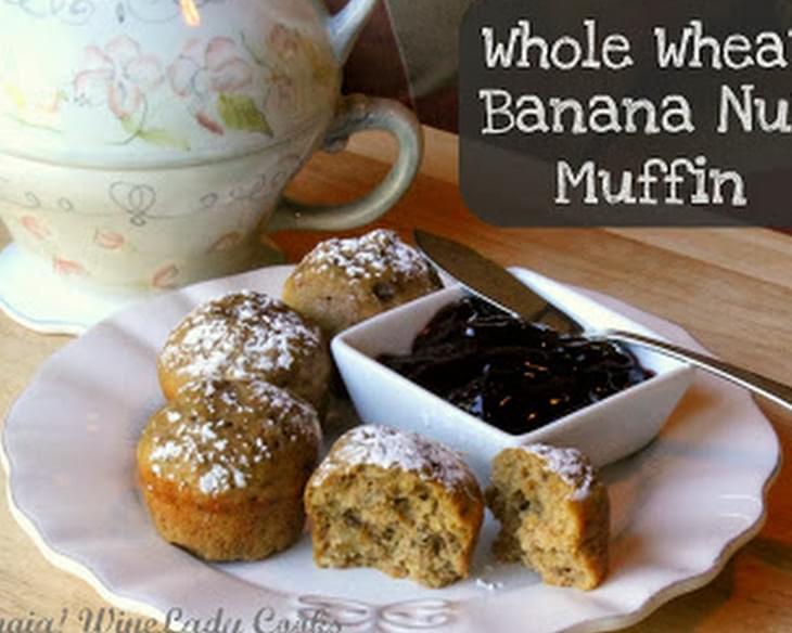 Banana Nut Muffins a Little Healthier
