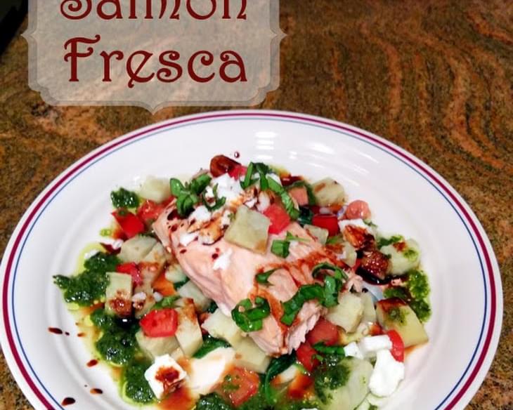 Grilled Salmon Fresca