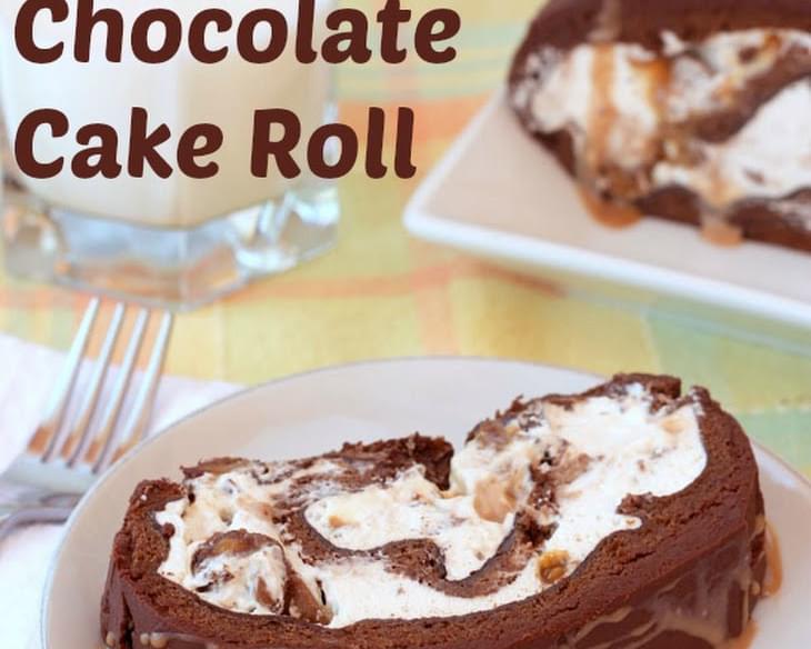 Milky Way Simply Caramel Flourless Chocolate Cake Roll