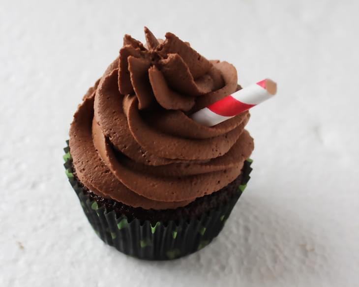 Chocolate Cupcakes with Ganache Filling