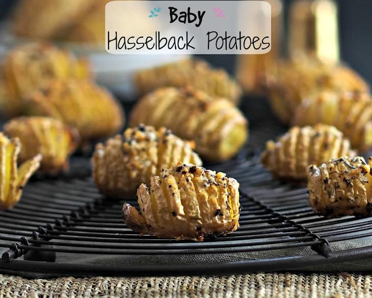 Baby Hasselback Potatoes