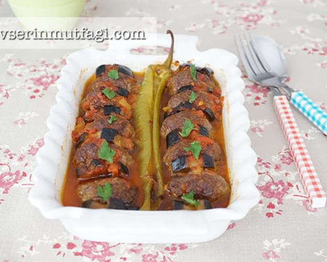Baked Eggplant Kebab