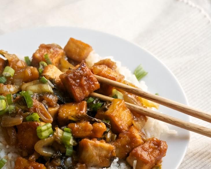 Sweet-and-Sour Tofu with Bok Choy