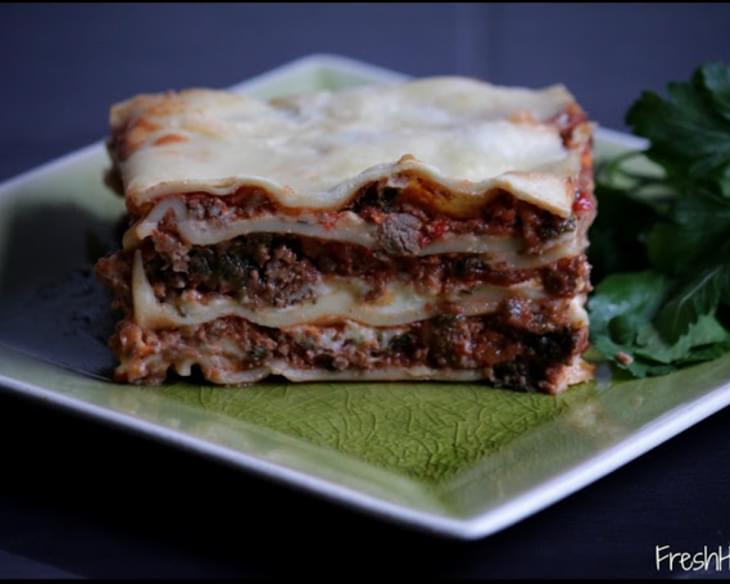 Beef & Vegetable Lasagna