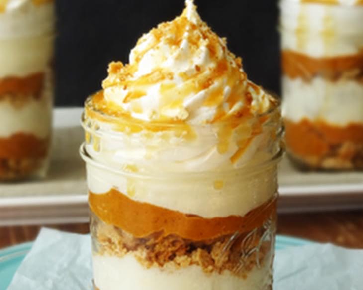 No Bake Pumpkin Pie in a Jar