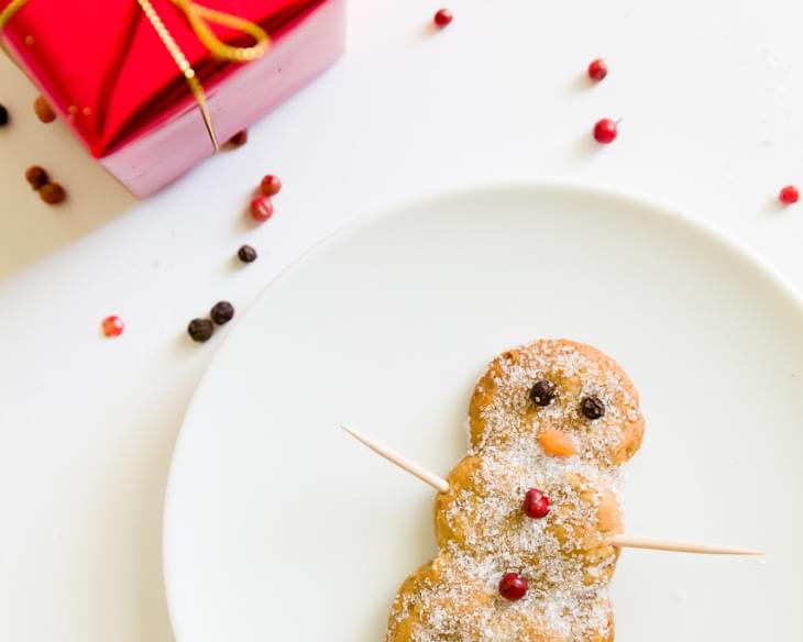 Peppernut Snowmen Cookies