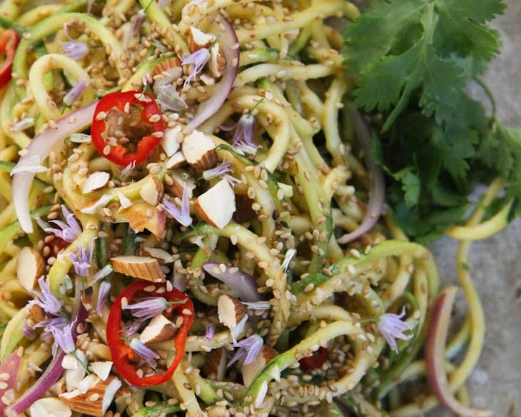 Thai Zucchini Noodle Salad