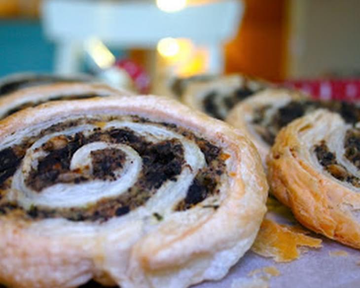 Black Pudding And Stuffing Sausage Roll Spirals