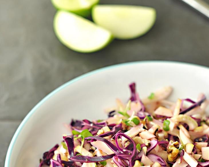 Apple, Red Cabbage & Fennel Salad