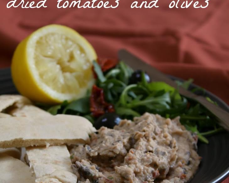 Mediterranean-style White Bean Pâté With Sun-dried Tomatoes And Olives
