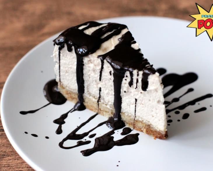 Dark Chocolate & Almond Protein Cheesecake