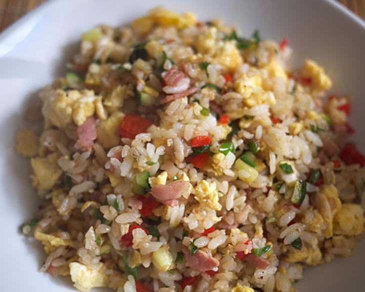 Fried Rice Made In A Frying Pan