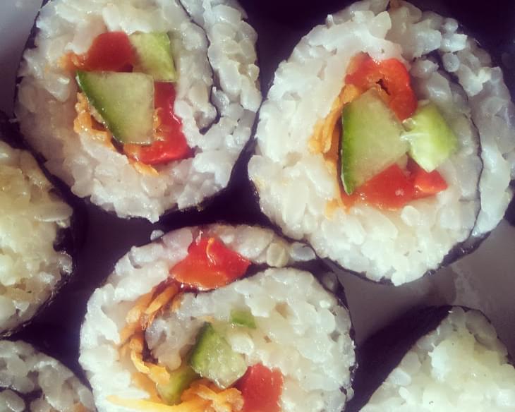 Simple Vegetable Sushi
