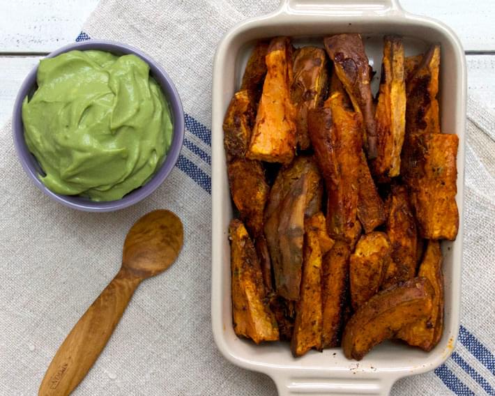Baked Sweet Potato Wedges with Rosemary, Cinnamon & Paprika