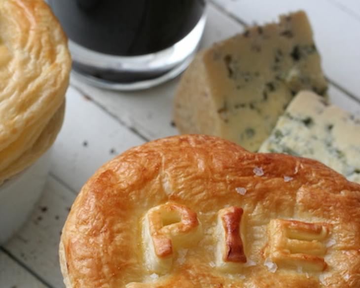 Beef, Beer and Blue Cheese Pot Pies