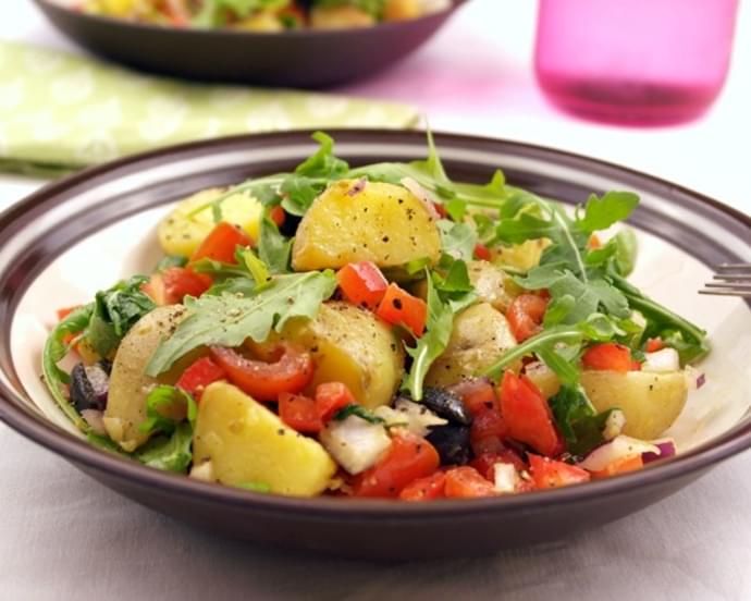 Peppery Crunch Potato Salad