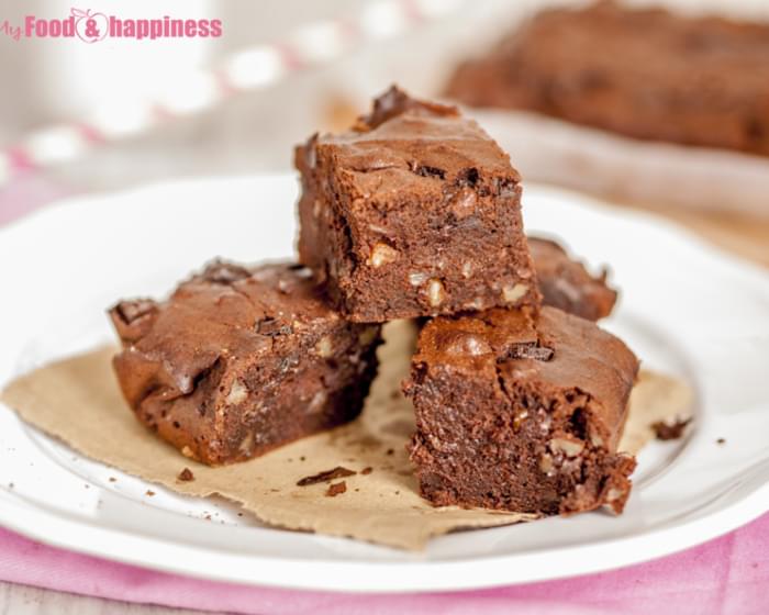 Simple Gluten-free Walnut Brownie