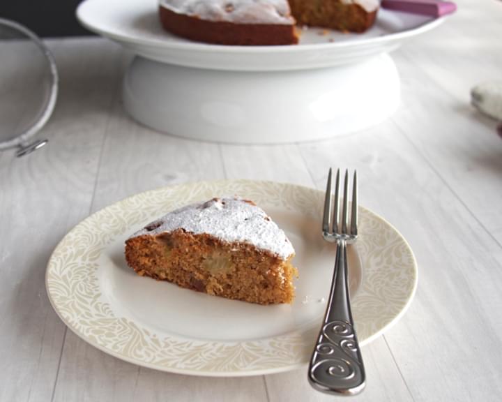 Rhubarb Butter Cake - Elegant and Simplistic