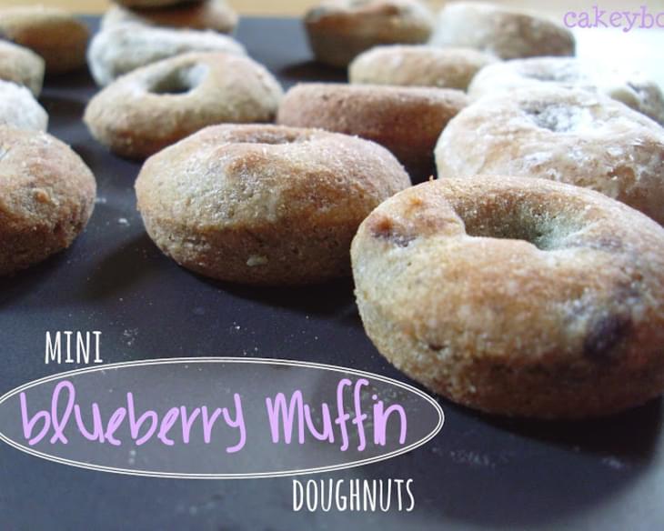 Mini Blueberry Muffin Doughnuts