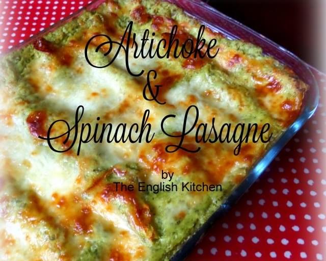 Artichoke and Spinach Lasagne