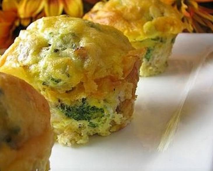Broccoli Cheddar and Sausage Egg Muffin Pull-A-Parts