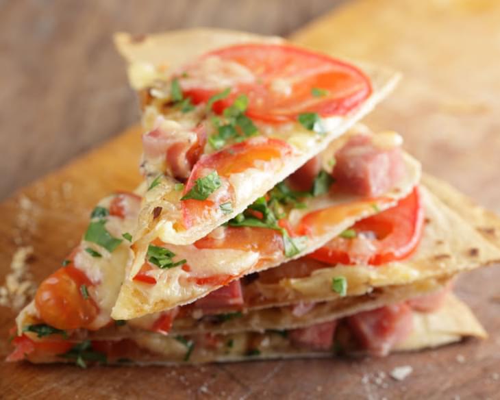 Easy Tortilla Pizza