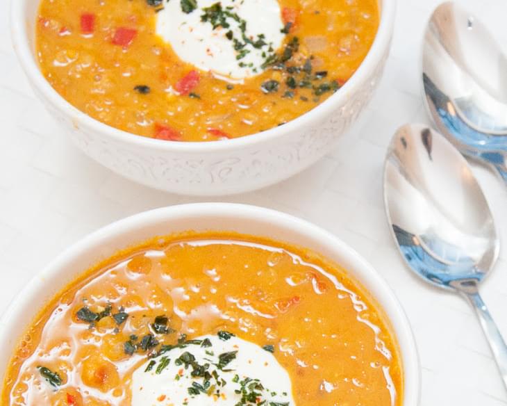 Red Lentil Carrot Soup