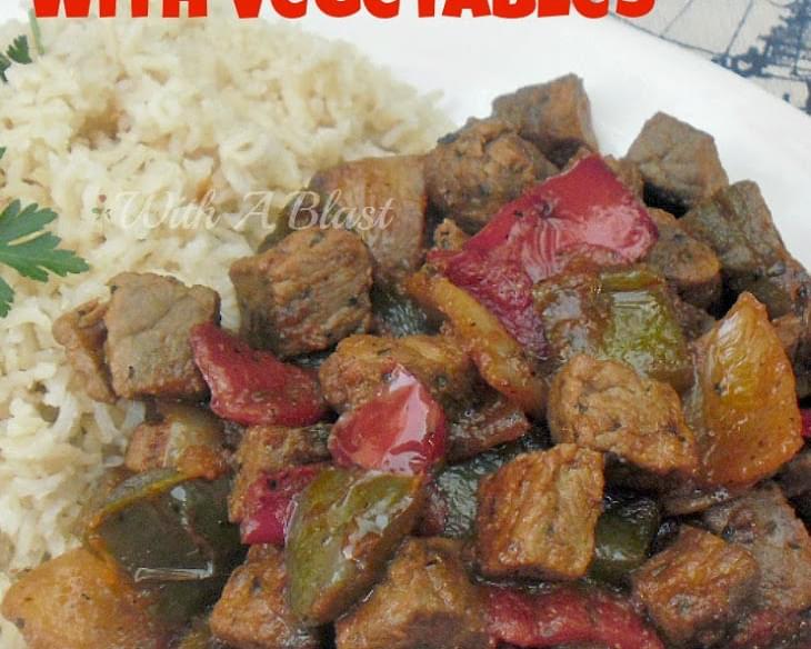 QUICK BEEF TIPS WITH VEGETABLES (L/F)