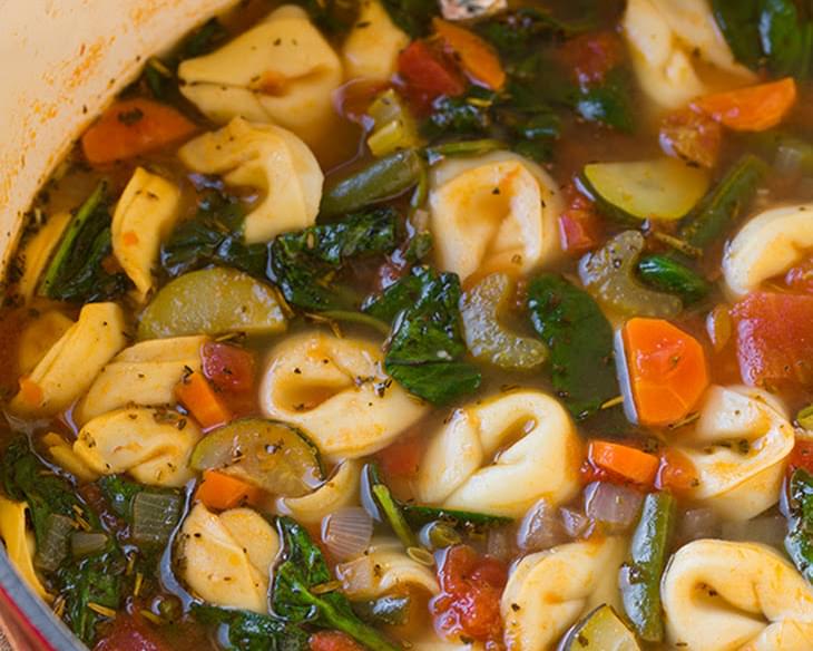 Tuscan Tortellini Vegetable Soup