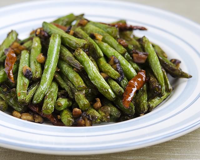 Sichuan Dry-Fried Green Beans