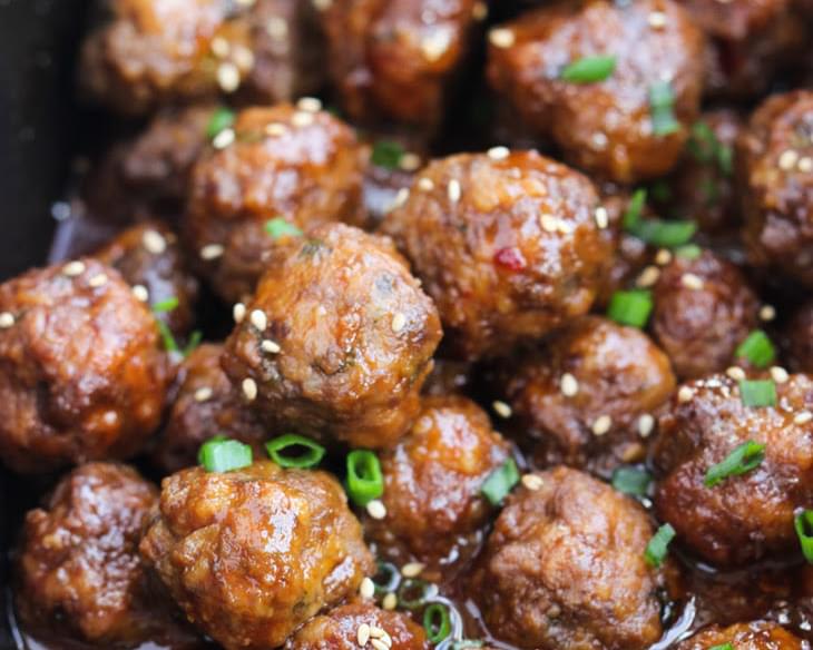 Crockpot Sesame Meatballs
